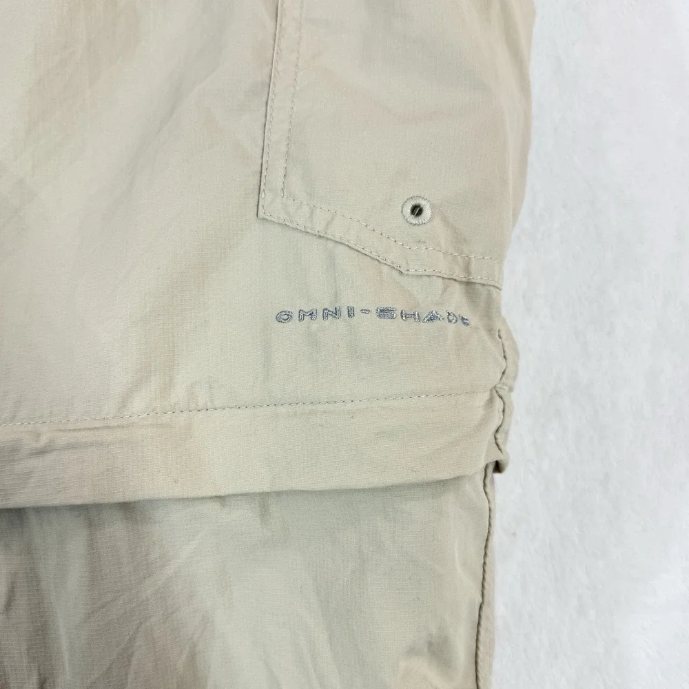 COLUMBIA PFG Blood and Guts III Convertible Fishing Hike Pants Rip Stop 54/32
